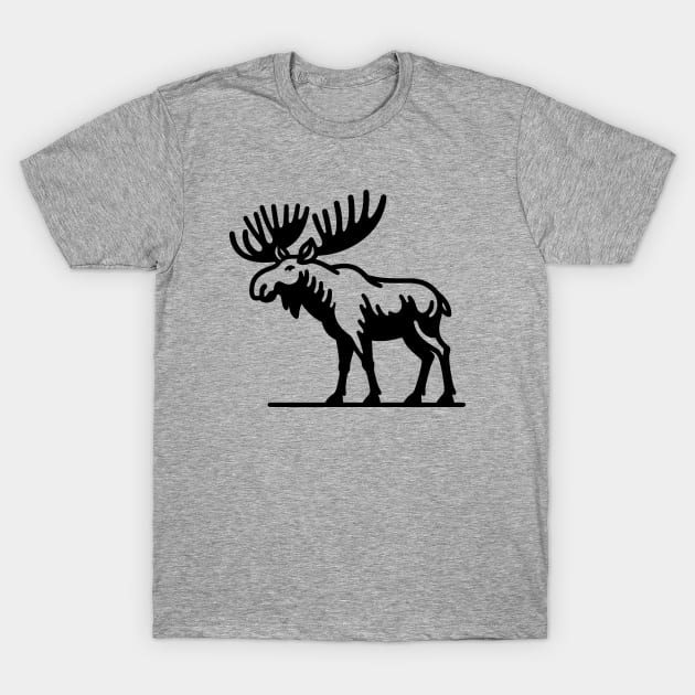 Moose T-Shirt by KayBee Gift Shop